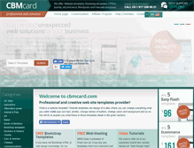 Tablet Screenshot of cbmcard.com